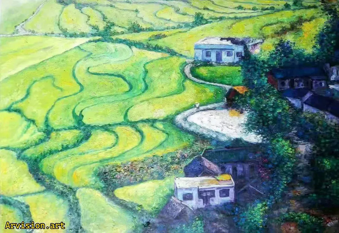وانغ لين اللوحة الرعوية في أوائل الصيف